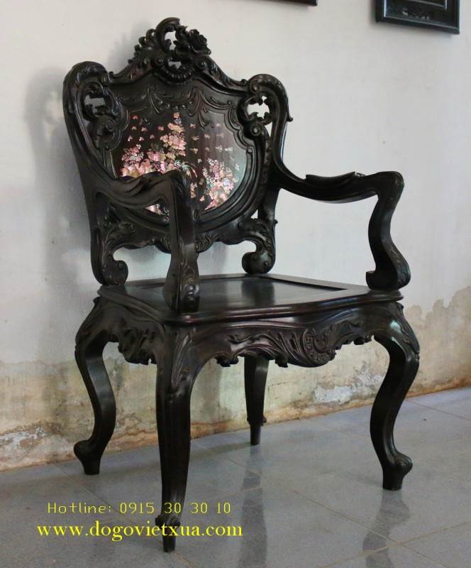 BÀN GHẾ KIỂU PHÁP - BỘ LU Y (Louis) XƯA CẨN ỐC ĐẸP ĐẶC SẮC, ĐỘC LẠ XƯA NAY HIẾM GẶP