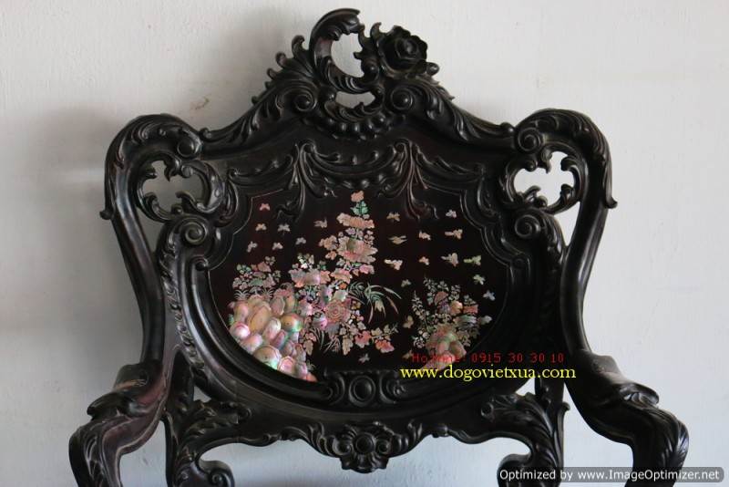 BÀN GHẾ KIỂU PHÁP - BỘ LU Y (Louis) XƯA CẨN ỐC ĐẸP ĐẶC SẮC, ĐỘC LẠ XƯA NAY HIẾM GẶP