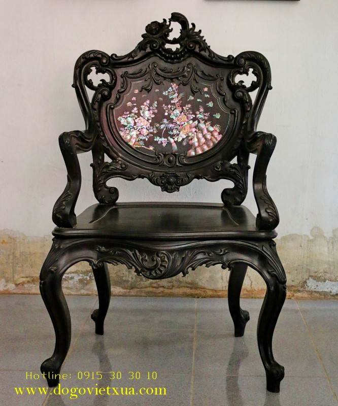 BÀN GHẾ KIỂU PHÁP - BỘ LU Y (Louis) XƯA CẨN ỐC ĐẸP ĐẶC SẮC, ĐỘC LẠ XƯA NAY HIẾM GẶP