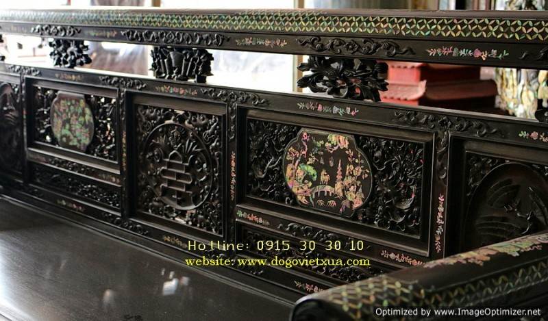 BỘ TRƯỜNG KỶ HUẾ CẨN ỐC ĐỎ ĐẸP ĐẶC SẮC - CHẠM TỨ QUÝ [Tùng - Cúc - Trúc - Mai Hóa Long] TINH TẾ, ĐỘC ĐÁO