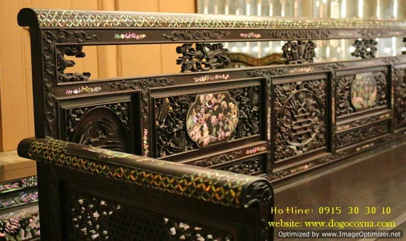 BỘ TRƯỜNG KỶ HUẾ CẨN ỐC ĐỎ ĐẸP ĐẶC SẮC - CHẠM TỨ QUÝ [Tùng - Cúc - Trúc - Mai Hóa Long] TINH TẾ, ĐỘC ĐÁO