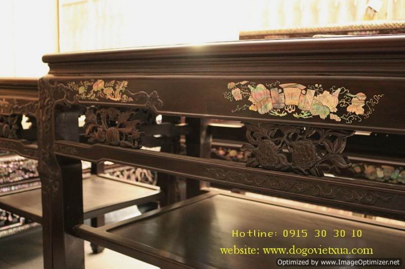 BỘ TRƯỜNG KỶ HUẾ CẨN ỐC ĐỎ ĐẸP ĐẶC SẮC - CHẠM TỨ QUÝ [Tùng - Cúc - Trúc - Mai Hóa Long] TINH TẾ, ĐỘC ĐÁO