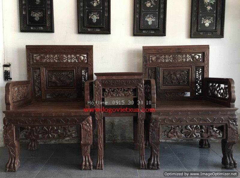 BÀN GHẾ GỖ LIM - BỘ TRƯỜNG KỶ HUẾ CHO NHÀ XƯA, NHÀ GỖ