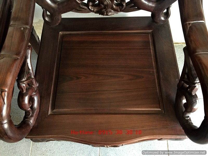 BÀN GHẾ PHÒNG KHÁCH CHẠM CHIM TRÚC, CẨN ỐC GỖ GỤ