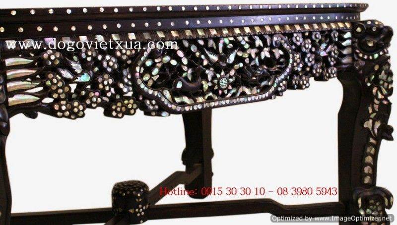 BỘ BÀN ĂN CẨN ỐC 5 MẶT - ỐC XÀ CỪ 7 MÀU [ Đẳng Cấp Giàu Sang ]