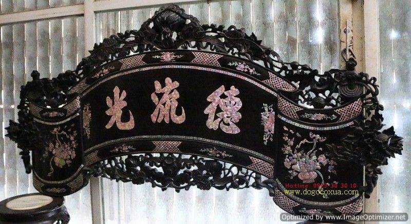 CUỐN THƯ KHẢM ỐC ĐỎ LỬA, VÀNG CHANH BA CHỮ ĐỨC - LƯU - QUANG
