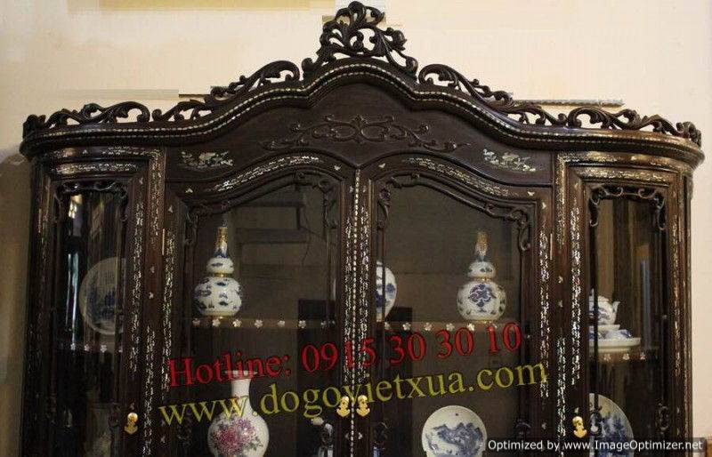 TỦ BÀY ĐỒ CẨN ỐC - TỦ LOUIS - TỦ RƯỢU PHONG CÁCH PHÁP