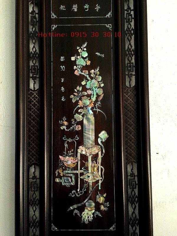 Tranh Gỗ Cẩn Ốc TRANH KHẢM ỐC - BỘ TRANH TỨ QUÝ CẨN ỐC XÀ CỪ ĐẸP