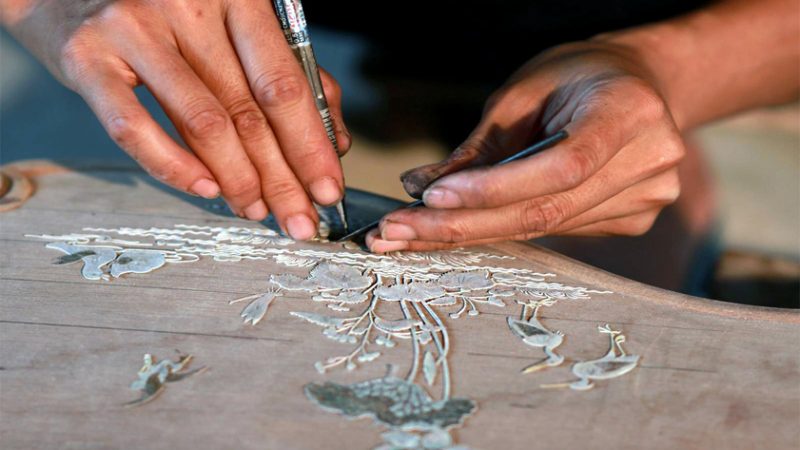 Nghệ thuật cẩn ốc xà cừ - Khảm xà cừ